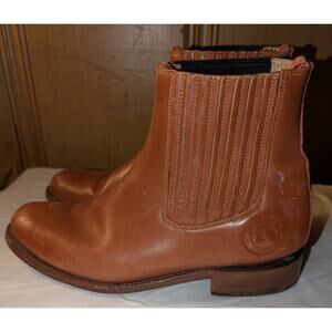 Siete Leguas Chelsea Boots Tan Size 27.5 9M Men's Mexico